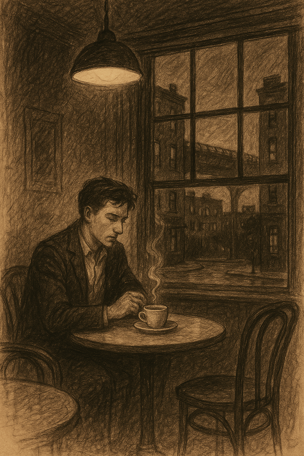 Illustration for A Night At The Cafe