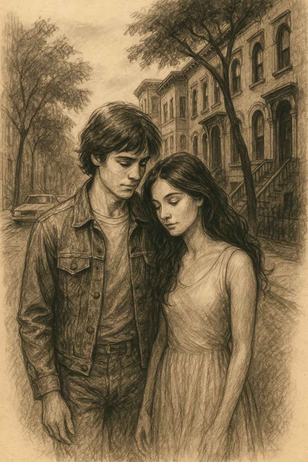 Illustration for When Denim Surrendered To Silk